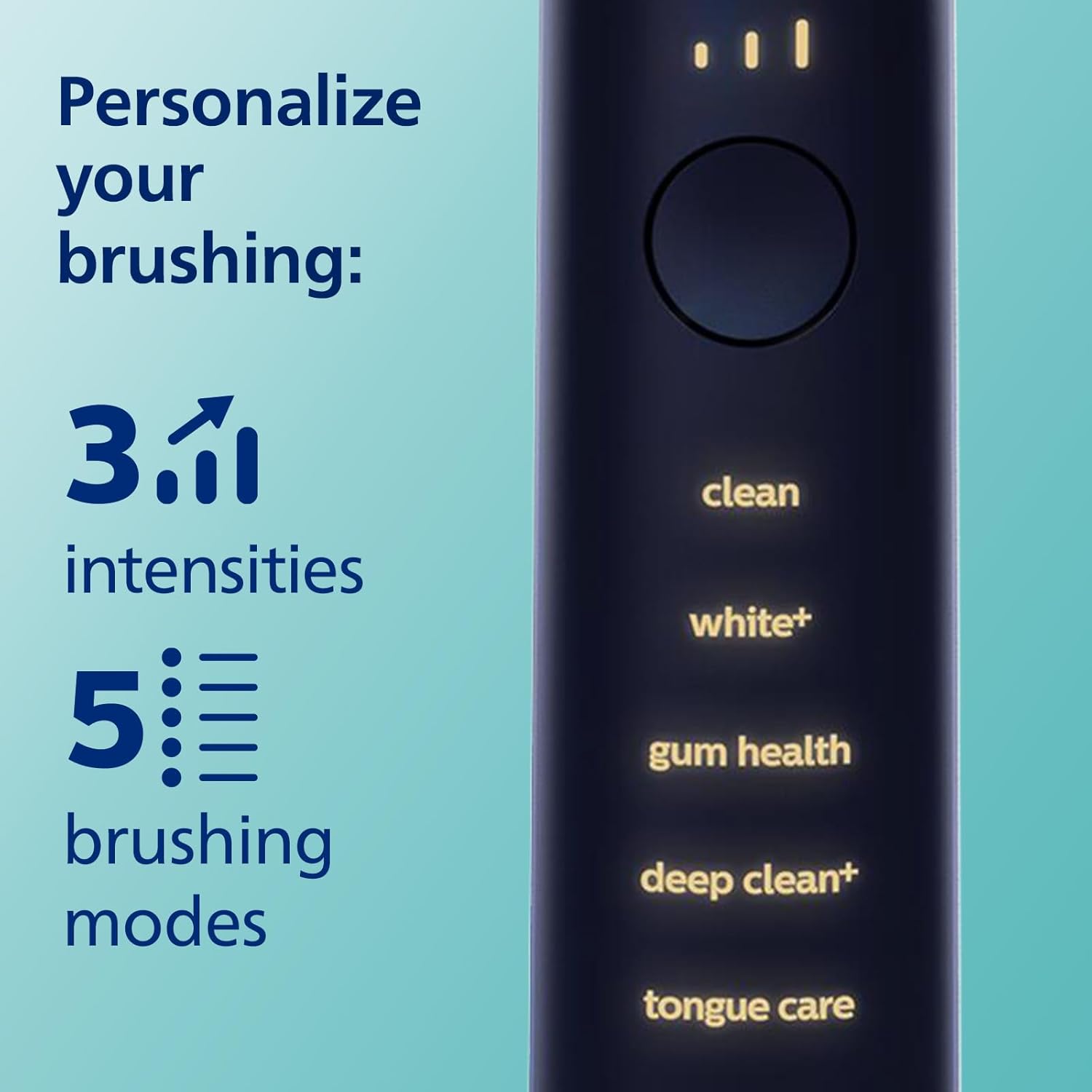 Thumbnail 2 de Philips Sonicare DiamondClean Smart 9700 (HX9957/71) electric toothbrush with app, pressure sensor, and 5 modes