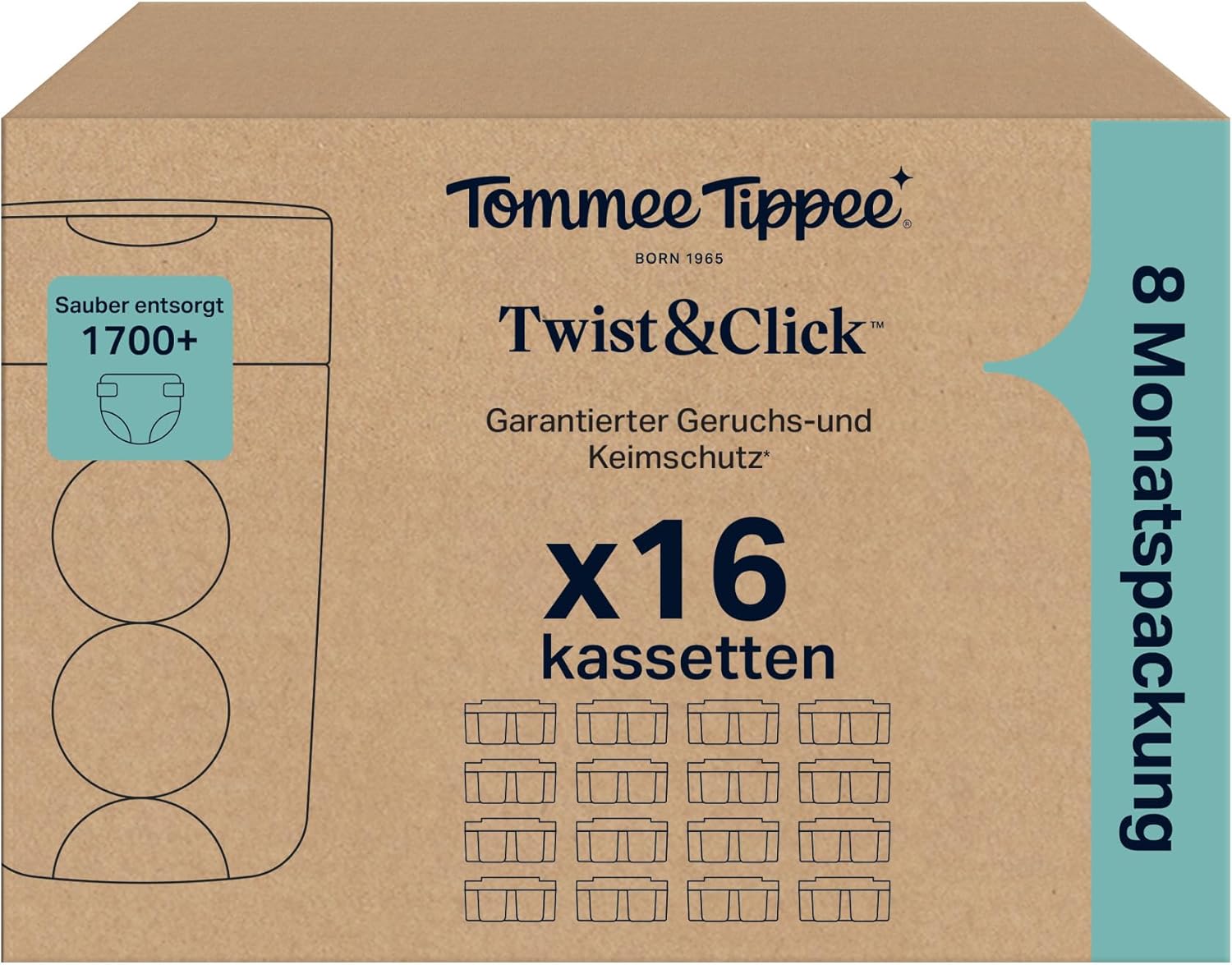 Detalle 2 de Tommee Tippee Twist & Click 10,5 m