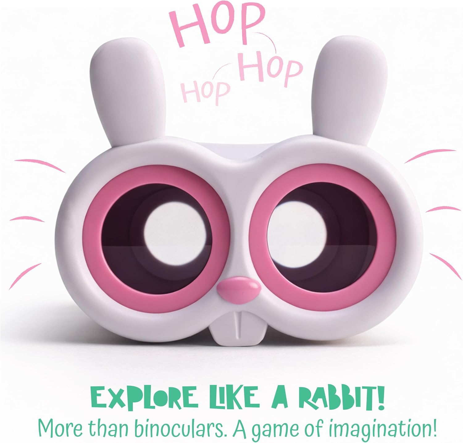 Detalle 1 de Peekimals Kids Binoculars Bunny Rabbit