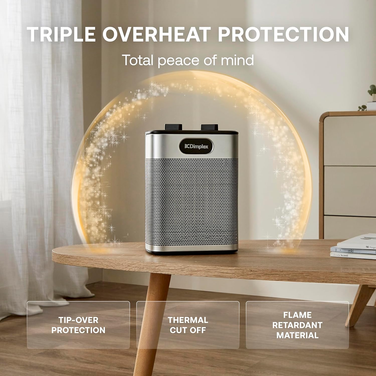 Thumbnail 5 de Dimplex DXUC2BS 2000W Ceramic Fan Heater