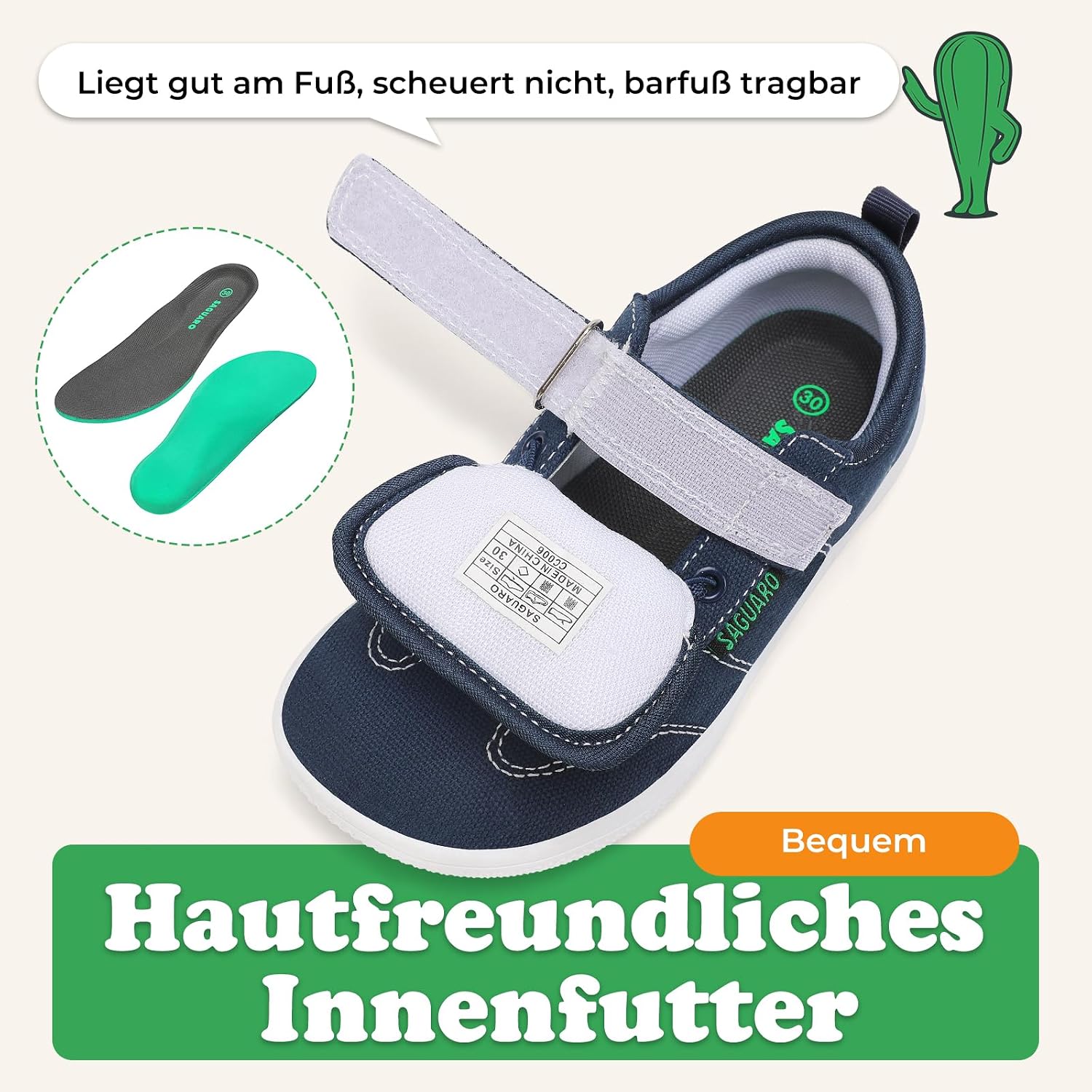 Thumbnail 5 de SAGUARO Barfußschuhe Jungen Breite Gr.25-35