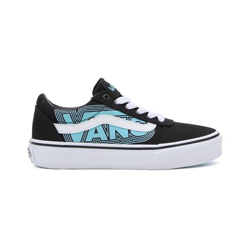 Detalle de Vans Ward: Zapatillas Unisex para Niños Glow Neon Blue y Black, 21 EU