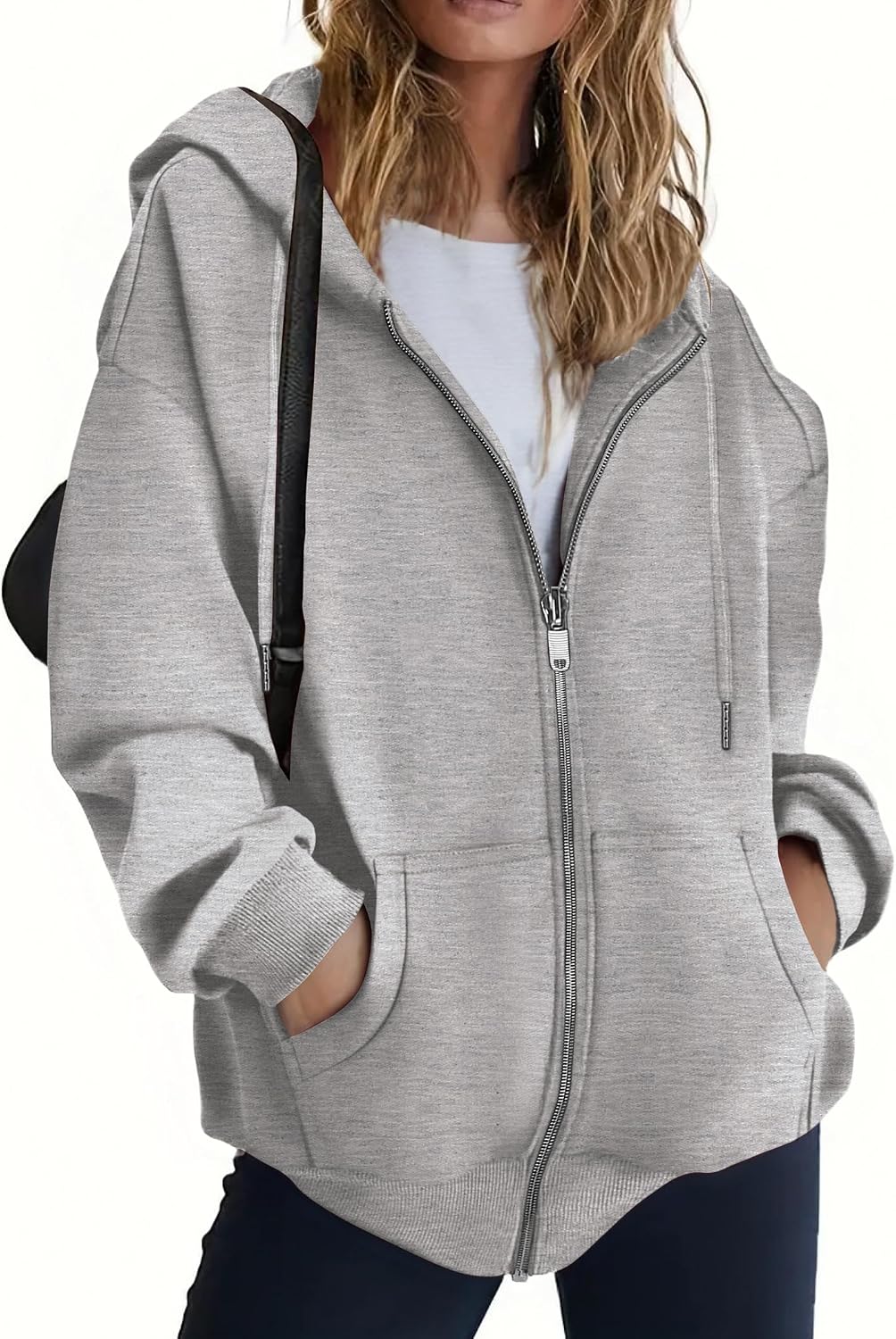 Thumbnail 4 de Zeagoo Zip Up Oversized Hoodie for Women