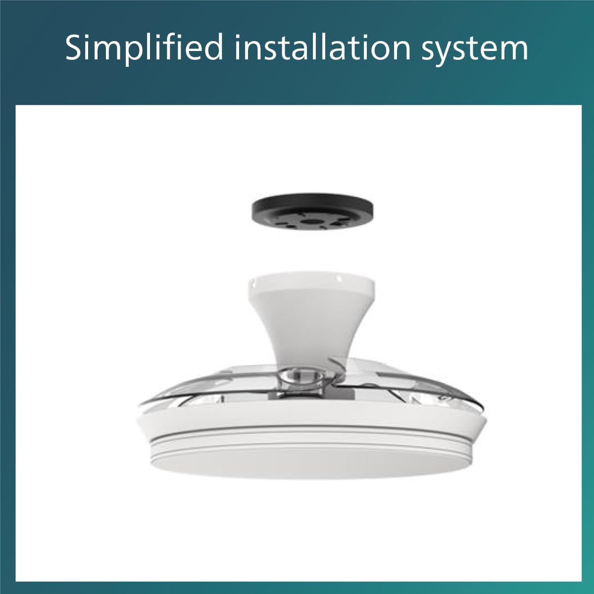 Thumbnail 4 de Philips LED Bliss 28W Ceiling Light with 35W Fan and Remote Control (Gold) – 2700K to 5500K