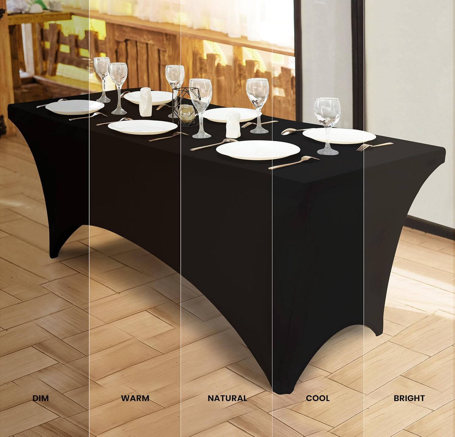 Detalle 2 de Utopia Kitchen Manteles Rectangulares 6 pies