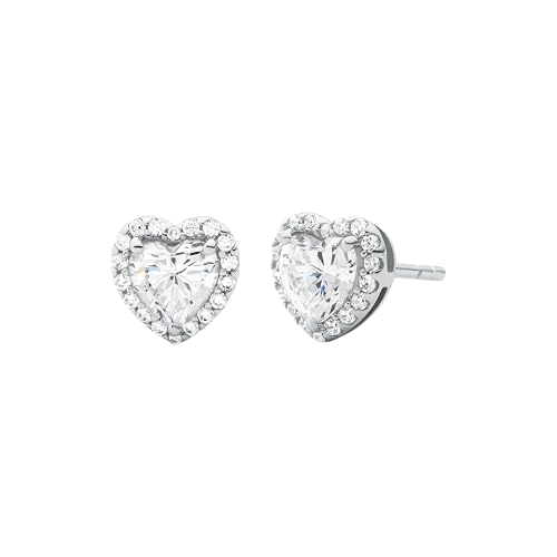 Detalle de Michael Kors Pendientes PREMIUM de plata esterlina en tono plateado MKC1519AN040 para mujer