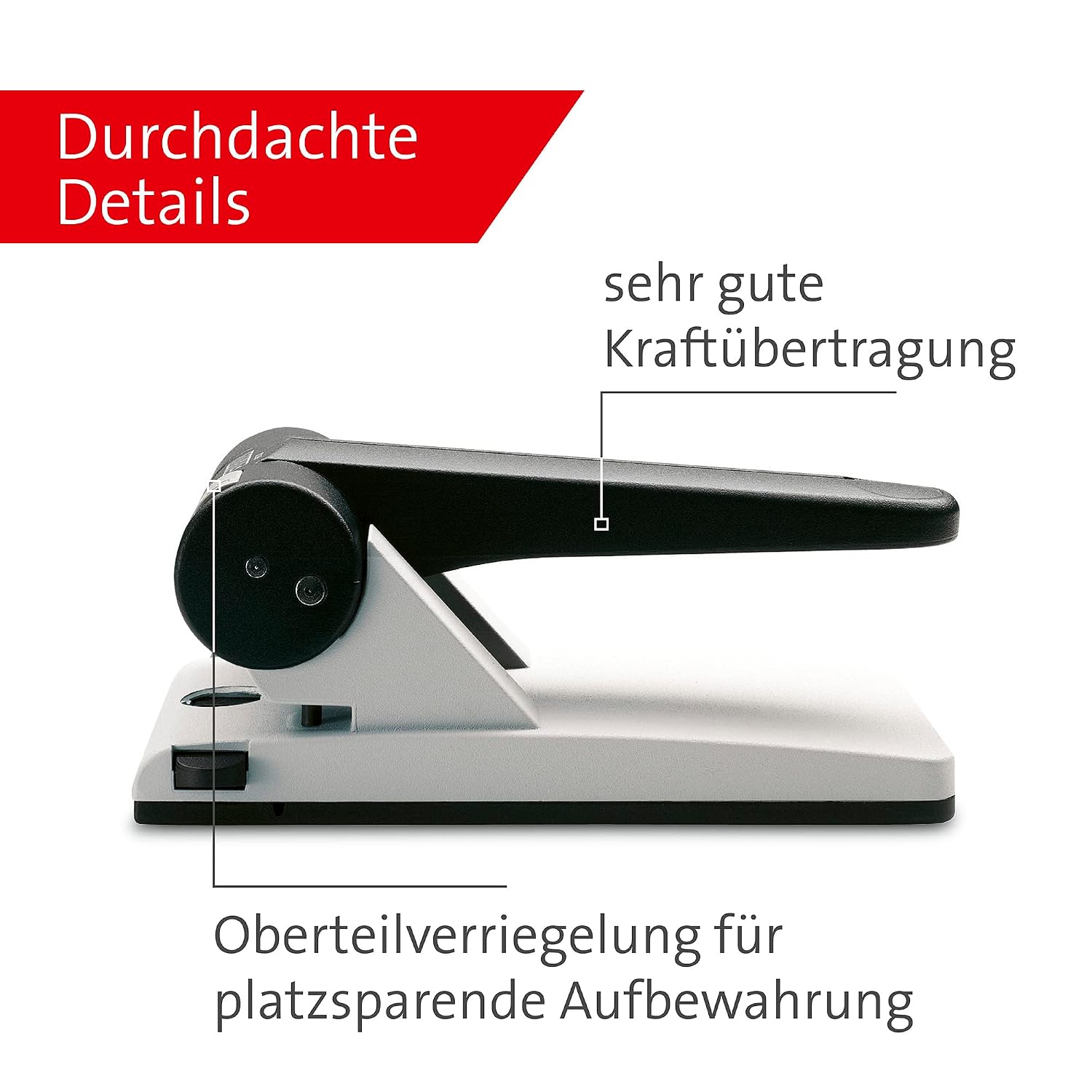 Thumbnail 1 de Novus B 265 Locher – robuster Registraturlocher aus Metall für bis zu 65 Blatt