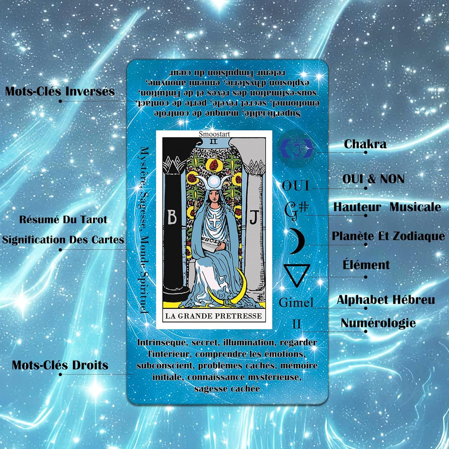 Thumbnail 4 de Smoostart Cartes De Tarot Français pour Débutant 🔮