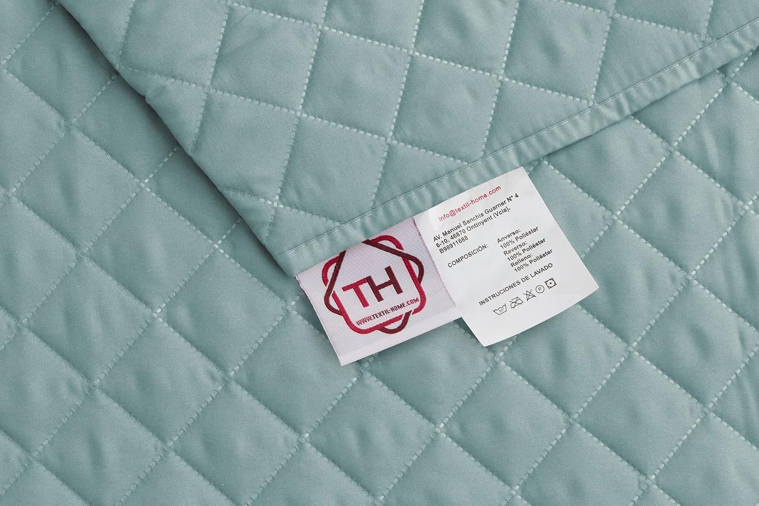 Thumbnail 2 de textil-home Funda Sofá Chaise Longue Malu Aguamarina 💚