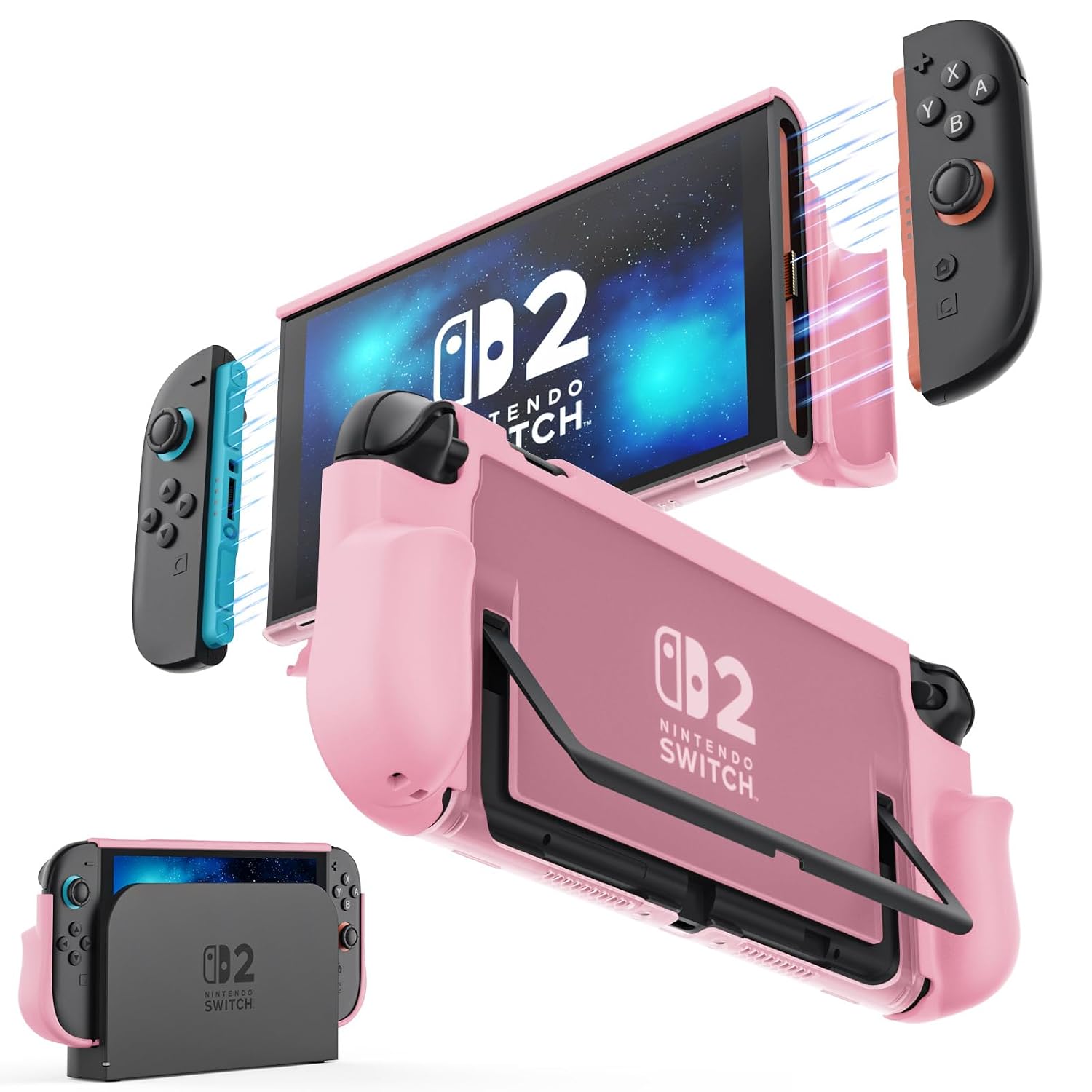 Detalle de MoKo Dockable Case for Switch 2 Slim Grip