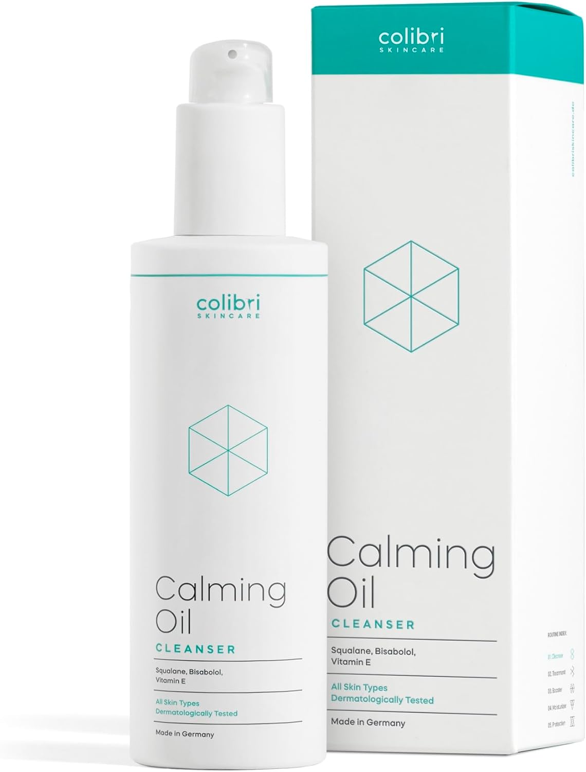 Colibri Skincare CALMING OIL CLEANSER 200 ml : nettoyant apaisant à base d’huile