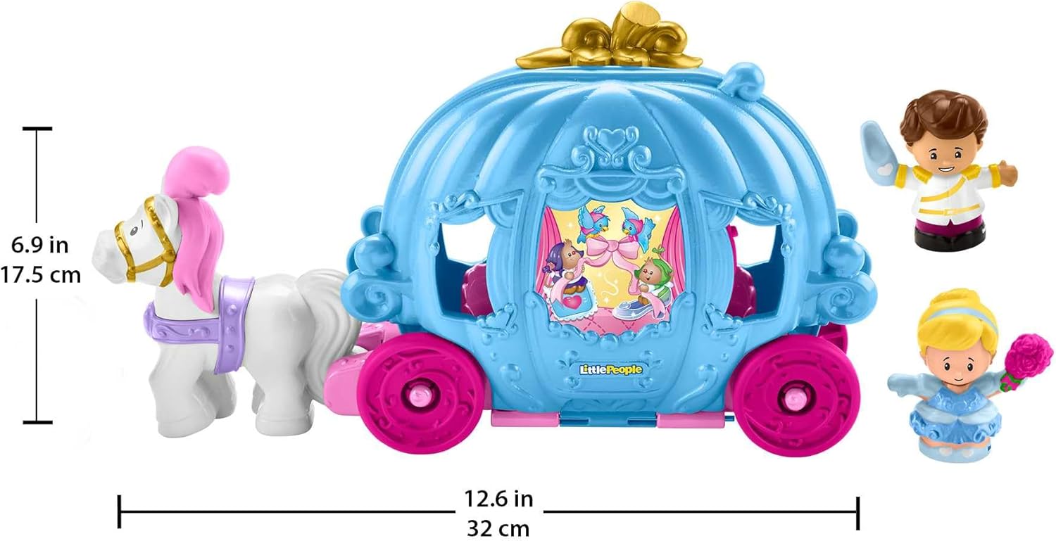 Thumbnail 4 de Fisher-Price Little People Cinderella’s Dancing Carriage playset (HGP76)