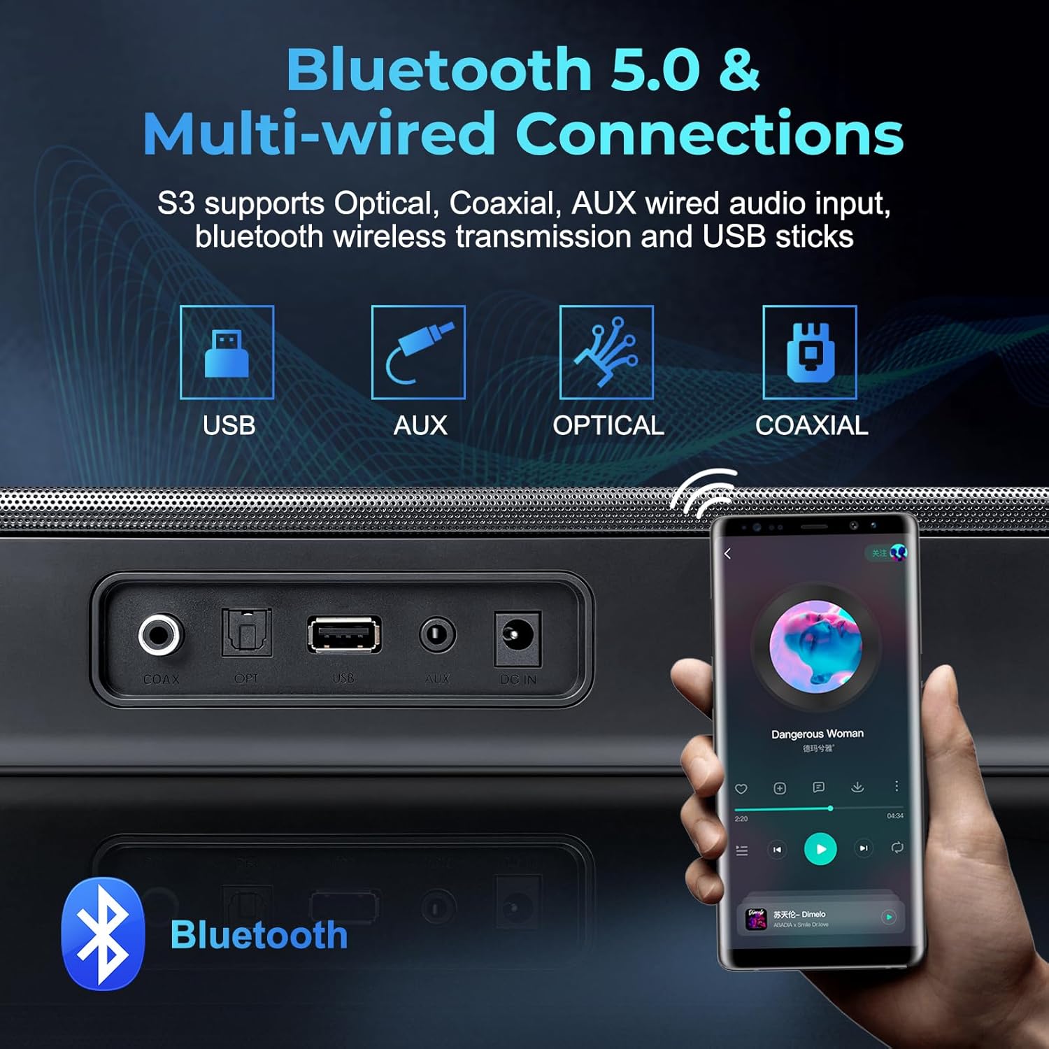 Thumbnail 4 de OXS S3 Soundbar 3D Surround