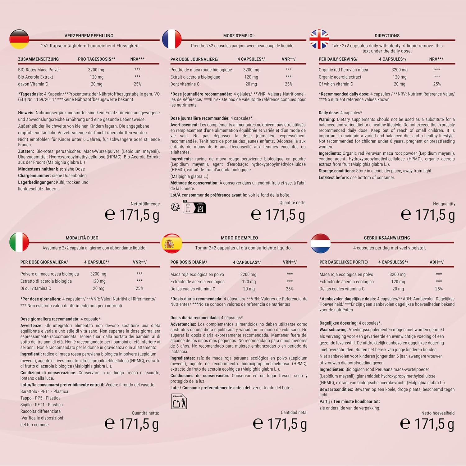 Thumbnail 6 de Maca du Pérou BIO – 180 gélules de Maca Rouge, équilibre hormonal féminin et énergie naturel