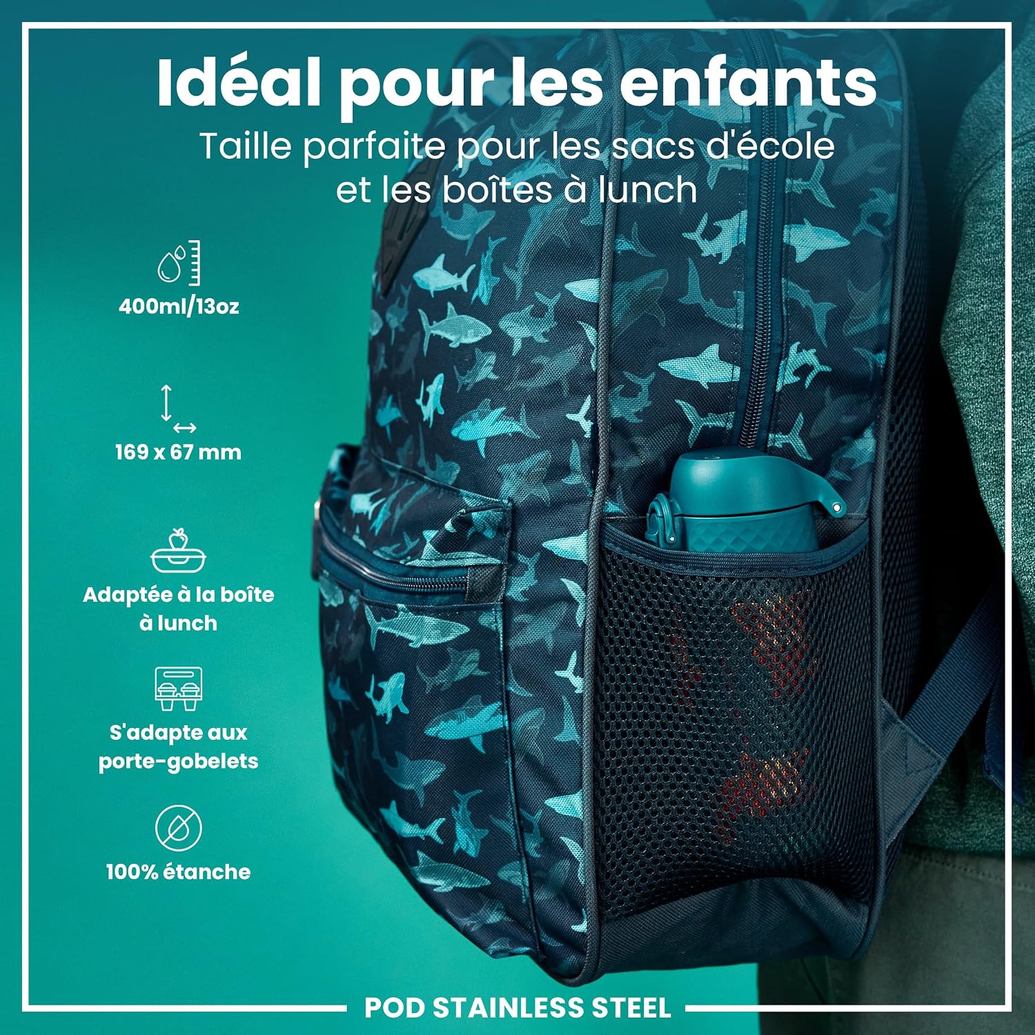 Thumbnail 1 de Ion8 Gourde Enfant 400 ml 🥤