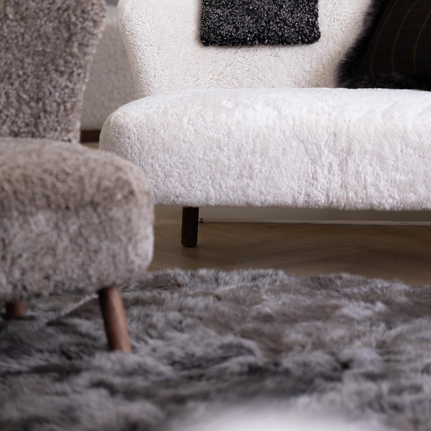 Thumbnail 5 de Nordic Sheep Tapis Peau de Mouton 170x110 cm