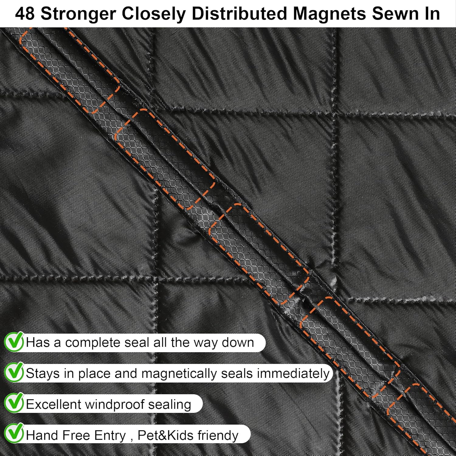 Detalle 1 de Insulated Door Curtain, 74 x 81