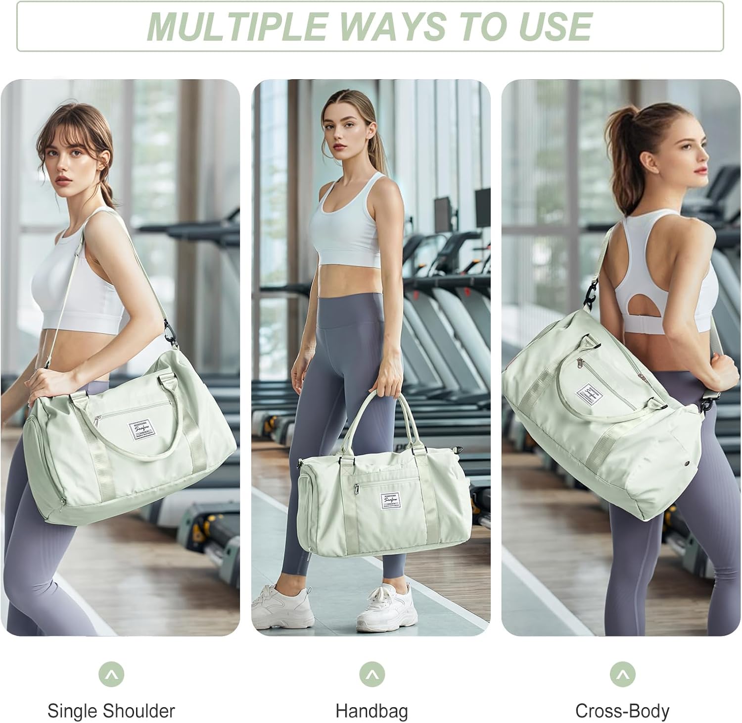 Thumbnail 5 de HYC00 Sport Duffel Bag – Großzügige Sporttasche mit Nass-/Schmutzfach, Schuhfach und praktischem Reisestandard