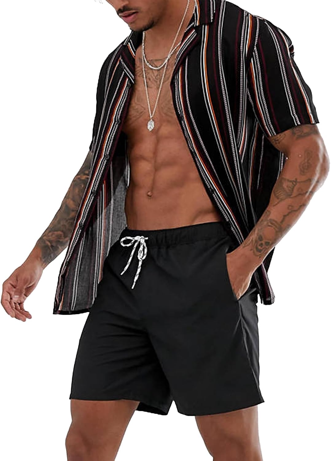 Thumbnail 6 de APTRO Swim Trunks with Compression Liner 5 Inch