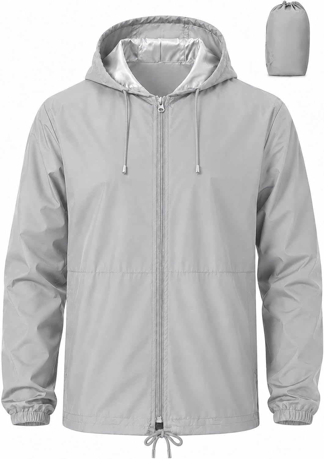 Detalle de Uposiut Men's Rain Jacket 10,000 mm H₂O
