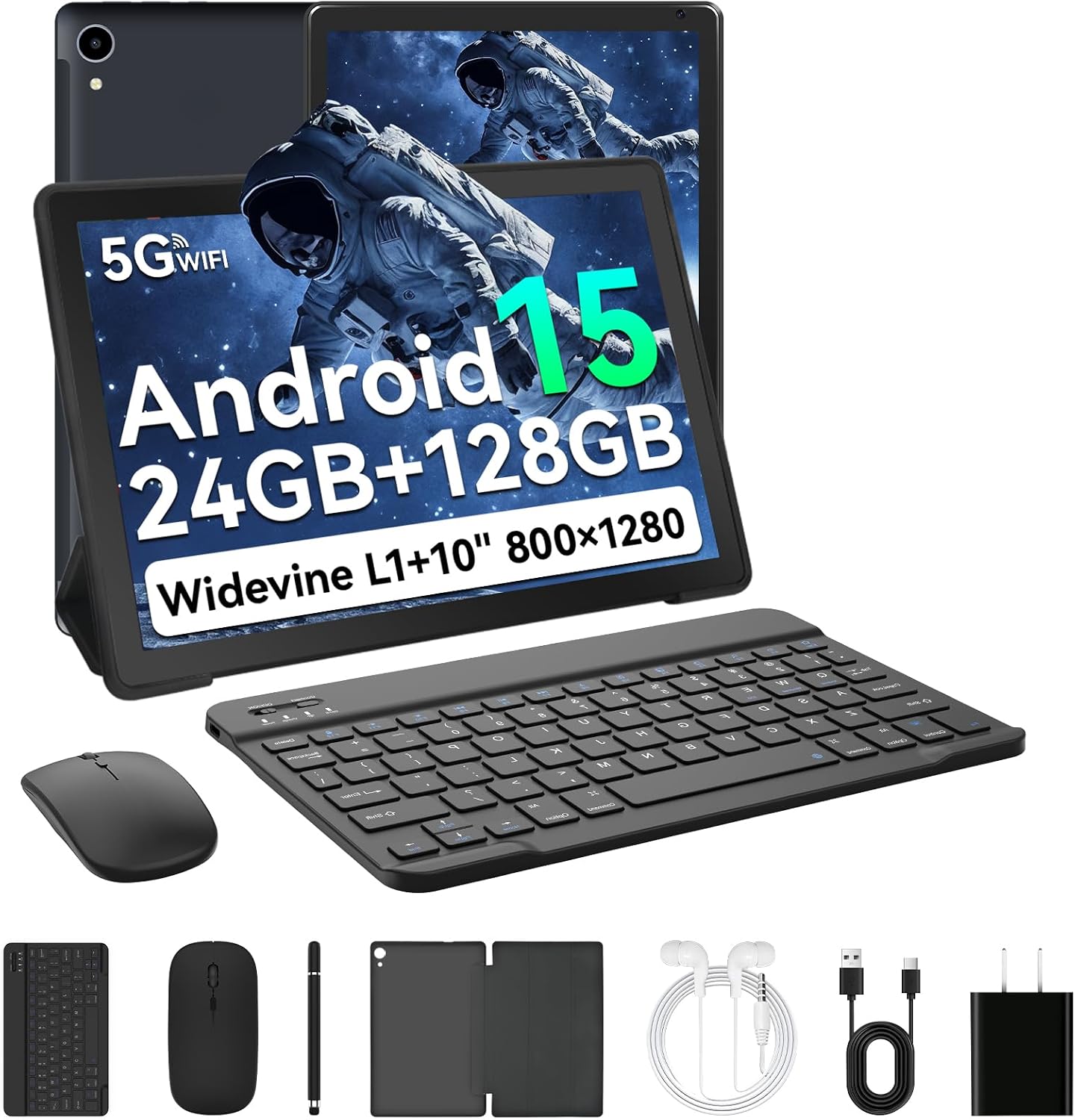 Detalle de Laptok Android 15 Tablet 10 Pollici