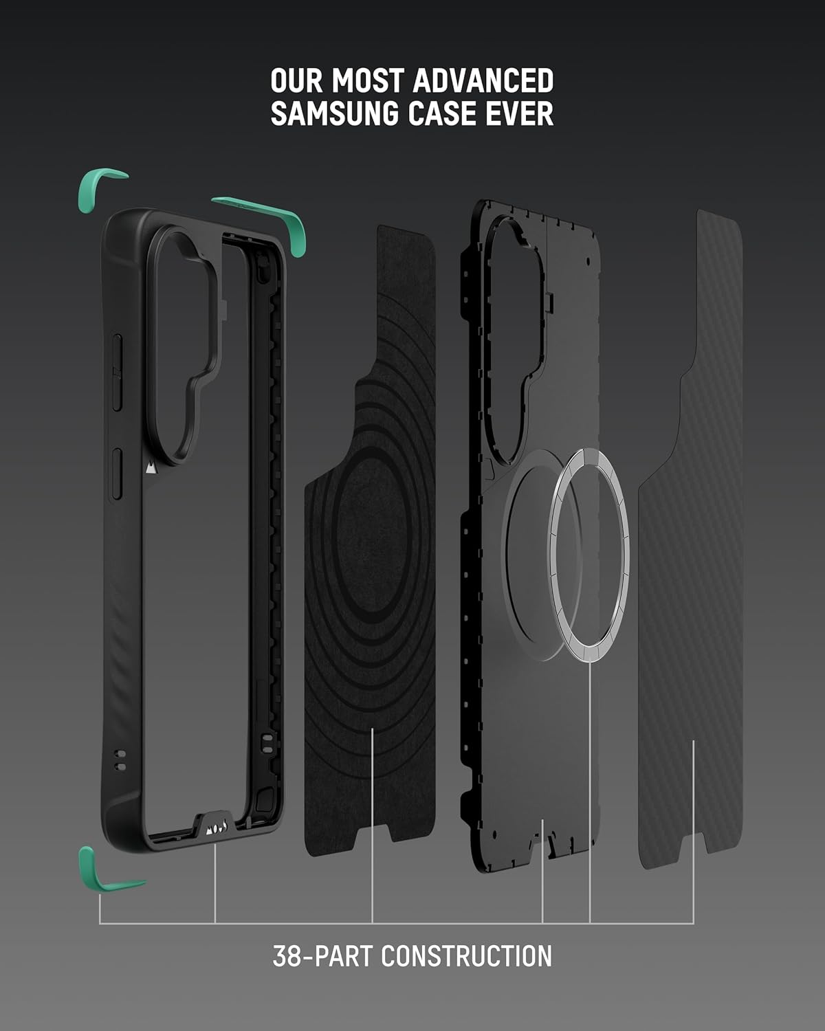 Thumbnail 5 de Mous for Samsung Galaxy S26 Ultra case with MagSafe & Qi2 compatibility – shockproof camera protection