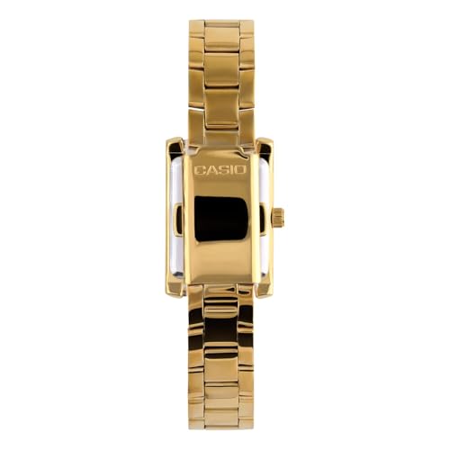 Detalle 1 de Casio LTP-1234PG-7AEG: Reloj de pulsera para mujeres, caja rectangular en oro