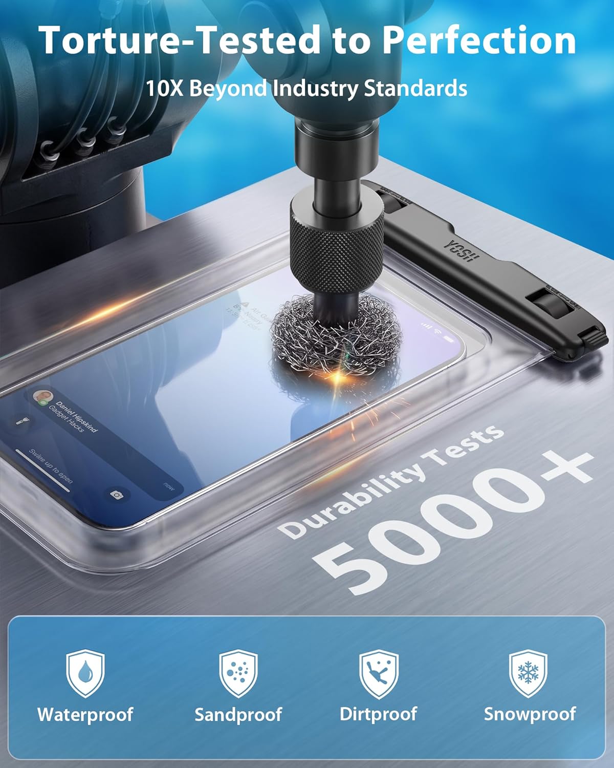 Thumbnail 4 de YOSH Waterproof Phone Pouch 7 inch IPX8