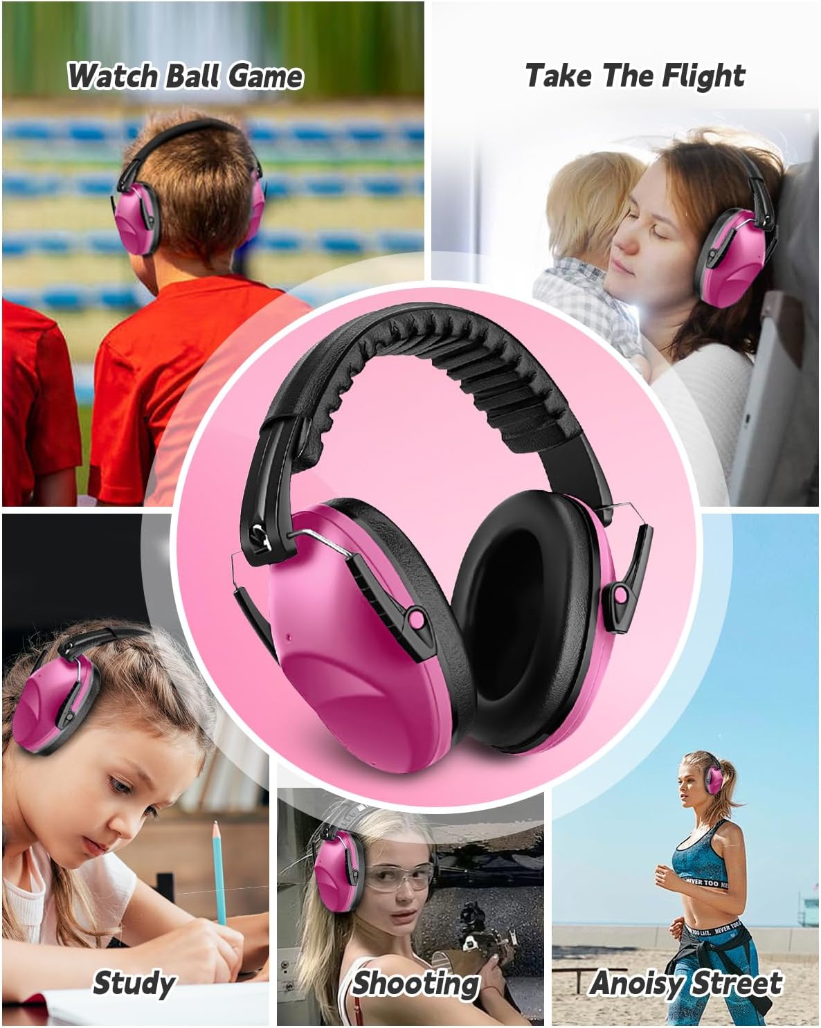 Thumbnail 6 de Lorrtta Kids Noise Cancelling Ear Defenders