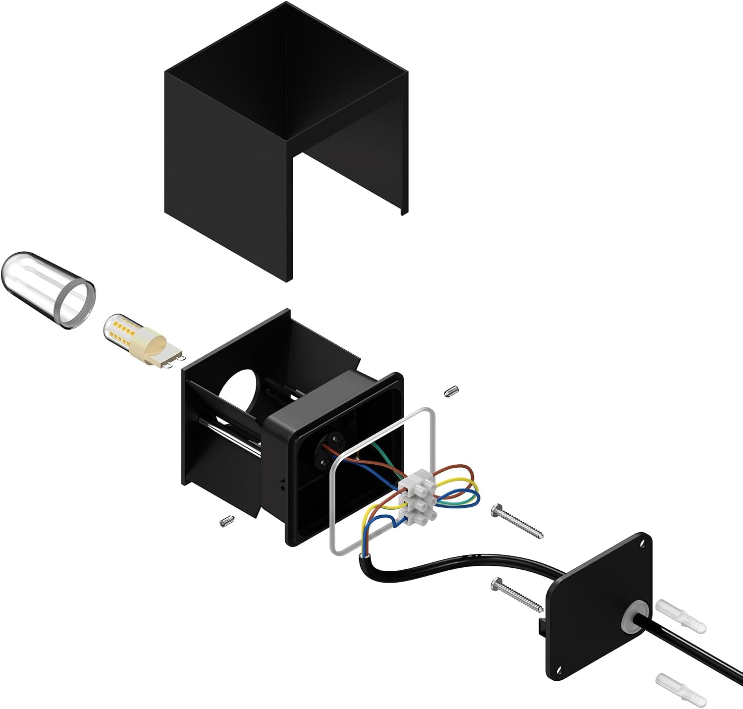 Detalle 2 de Aplique CUBEL exterior IP65 100 mm G9 10W