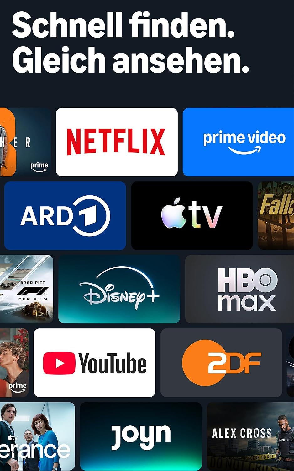 Thumbnail 6 de Amazon Fire TV Stick HD (neuste Generation) mit Alexa-Sprachfernbedienung – Überblick