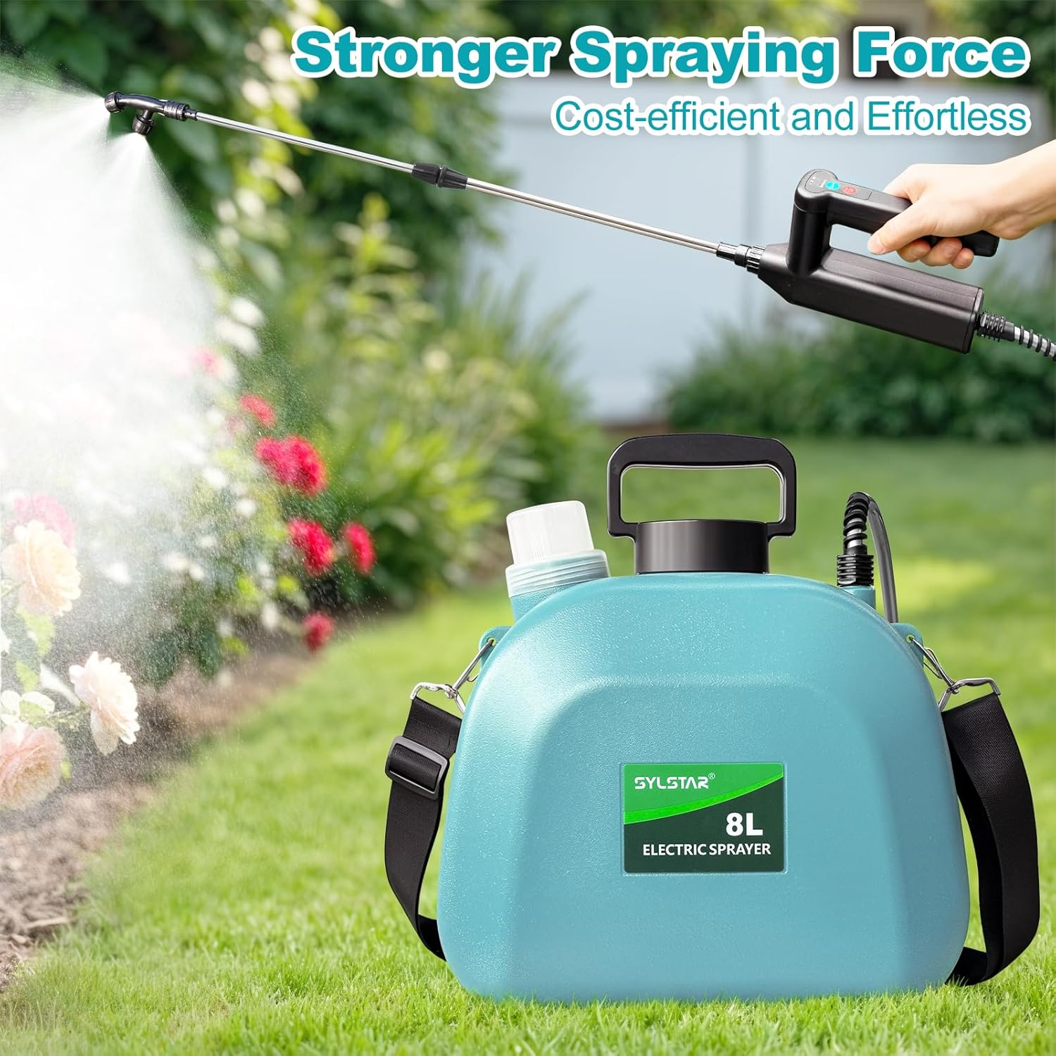 Thumbnail 6 de SYLSTAR Battery Sprayer 8L, electric weeds