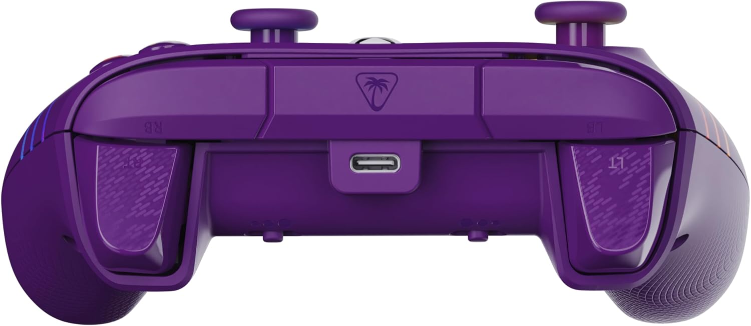 Detalle 2 de TURTLE BEACH TBC-2002-45 有線ゲームコントローラー パープル、3段階トリガー・背面ボタン・RGB