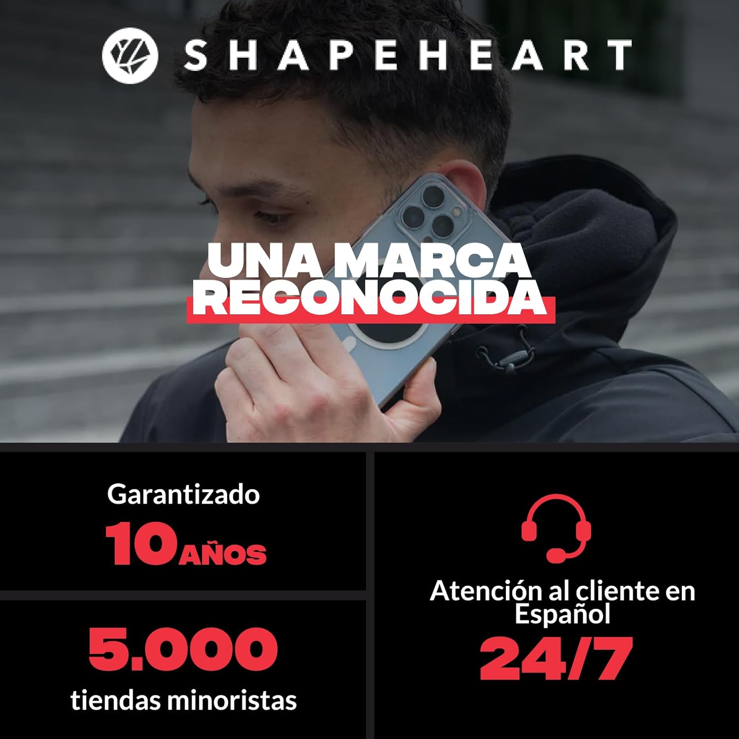 Thumbnail 6 de Shapeheart Soporte móvil magnético para moto