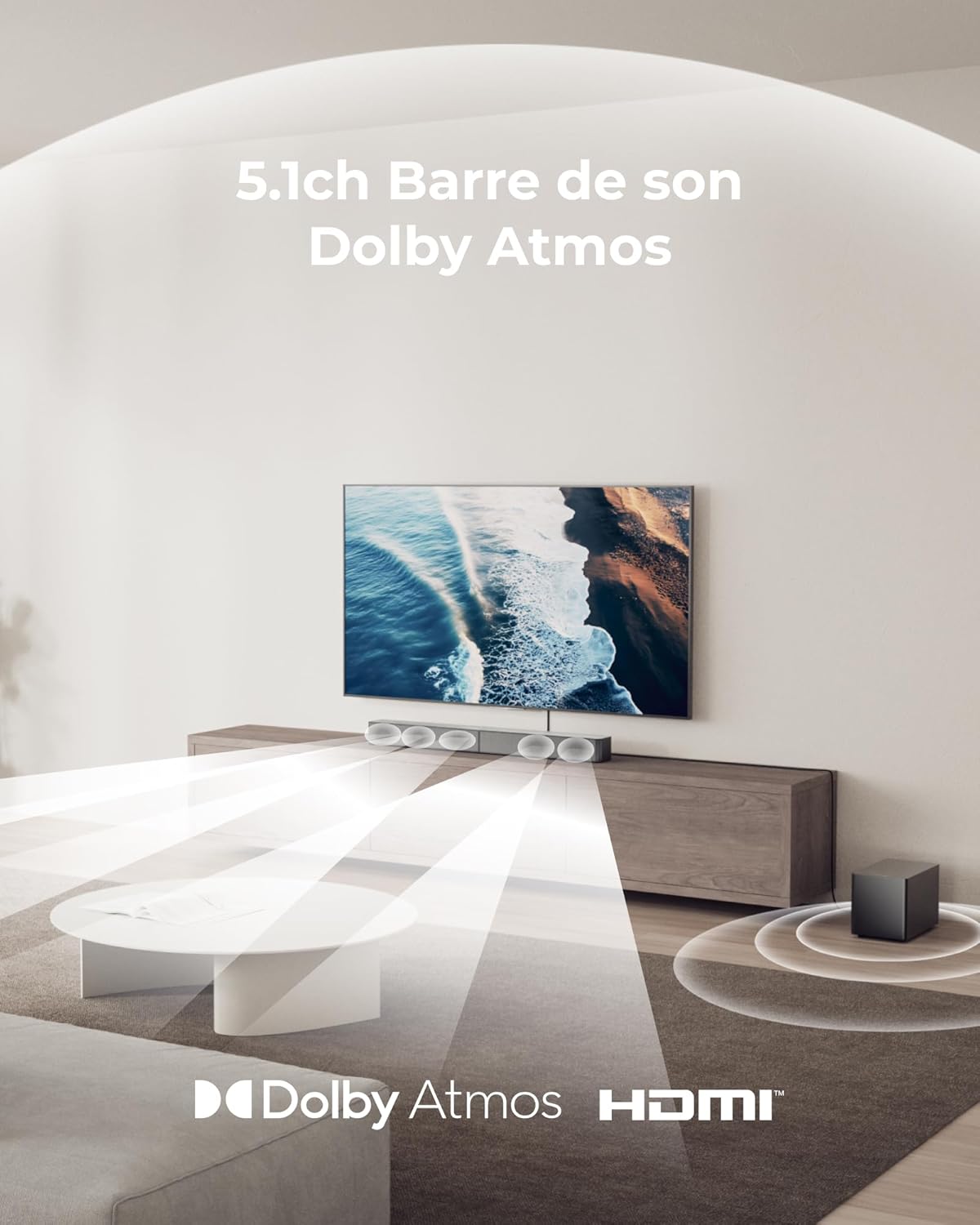 Thumbnail 1 de ULTIMEA Poseidon M60 Barre de son 5.1 340W Dolby Atmos