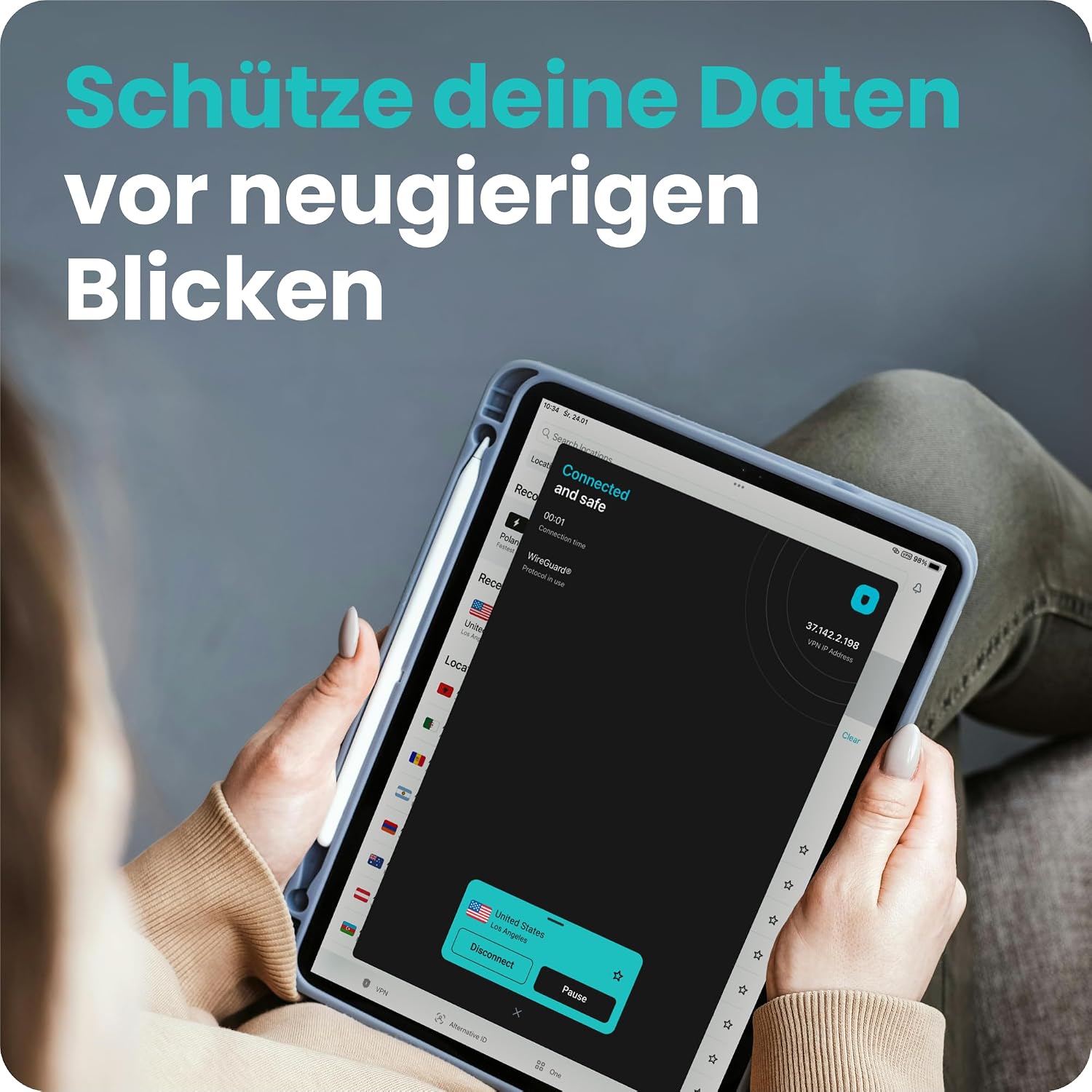 Detalle de Surfshark Starter VPN – Unbegrenzte Geräte, Adblocker und 6 Monate Digitaler Code