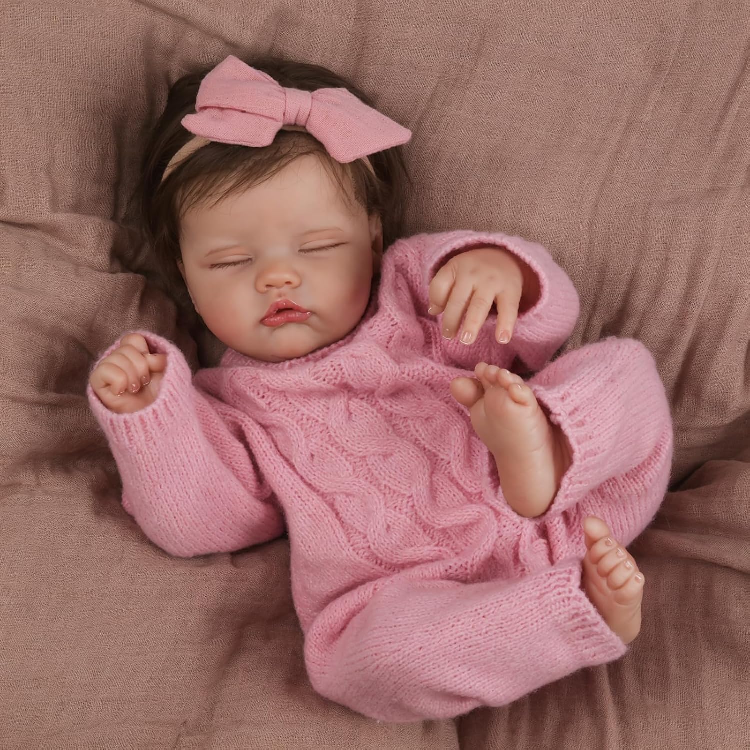 Detalle 2 de WOOROY 18-Inch Realistic Reborn Baby Doll