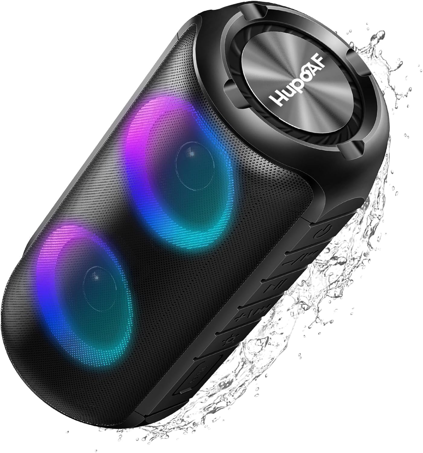 Detalle de Bluetooth-Lautsprecher mit Licht, 20W Spitzenleistung, Outdoor-Box—IPX7, RGB, 52mm Dual-Lautsprecher