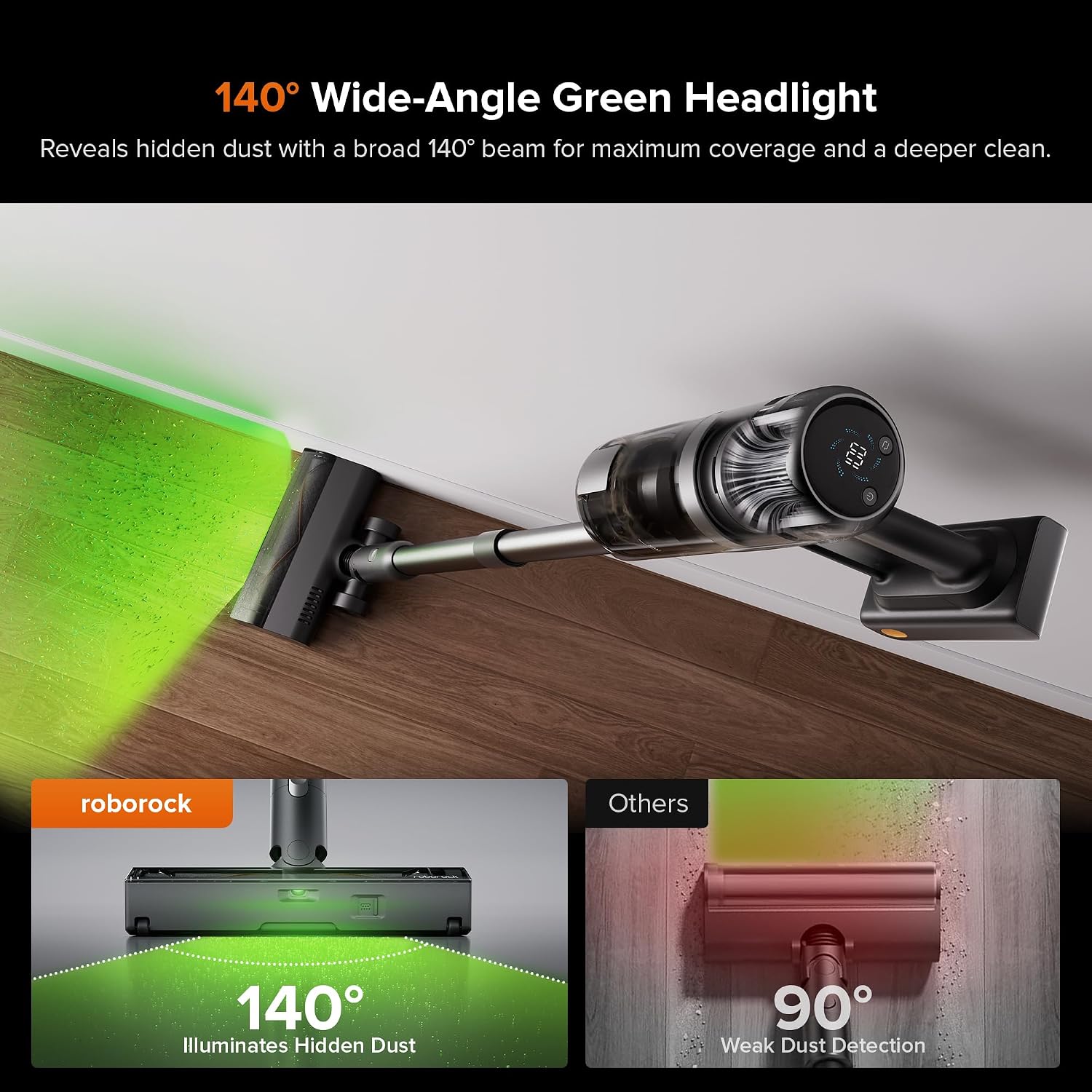 Detalle 1 de Roborock cordless stick vacuum H60