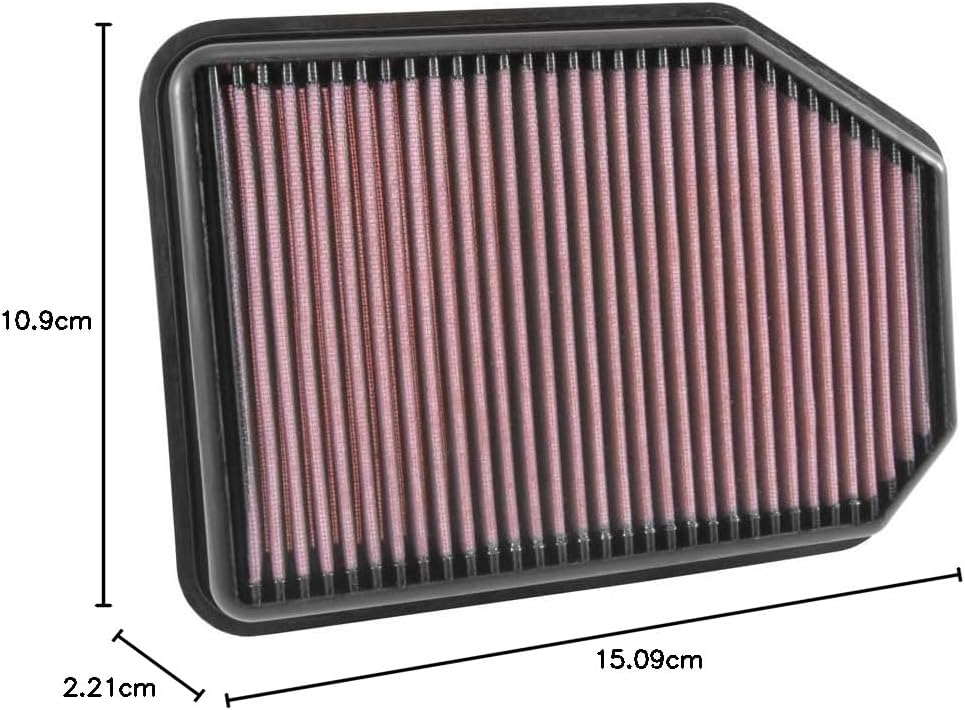 Thumbnail 4 de Filtre à air K&N 33-5023 (2007-2018) pour Wrangler : lavable et conçu pour plus de flux d’air