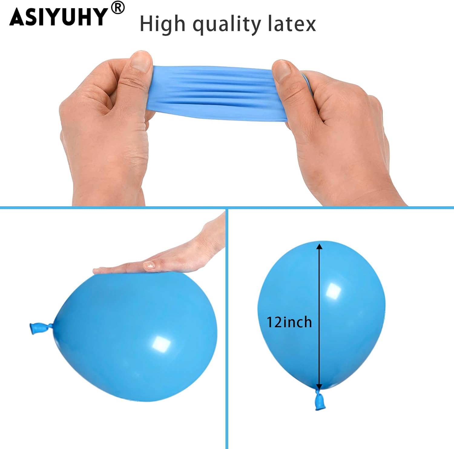 Thumbnail 2 de ASIYUHY Rainbow Party Balloons 100 Pack 12-inch balloons 🎈