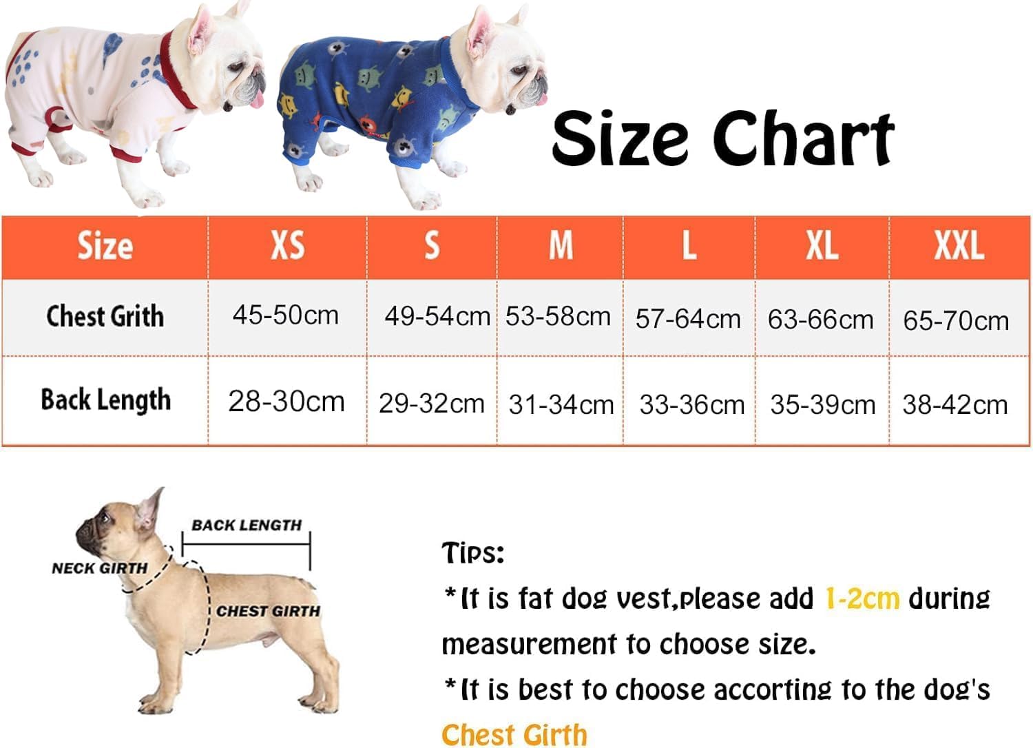 Detalle de Dog pyjamas jumpsuit for fat dogs, Dark Blue M