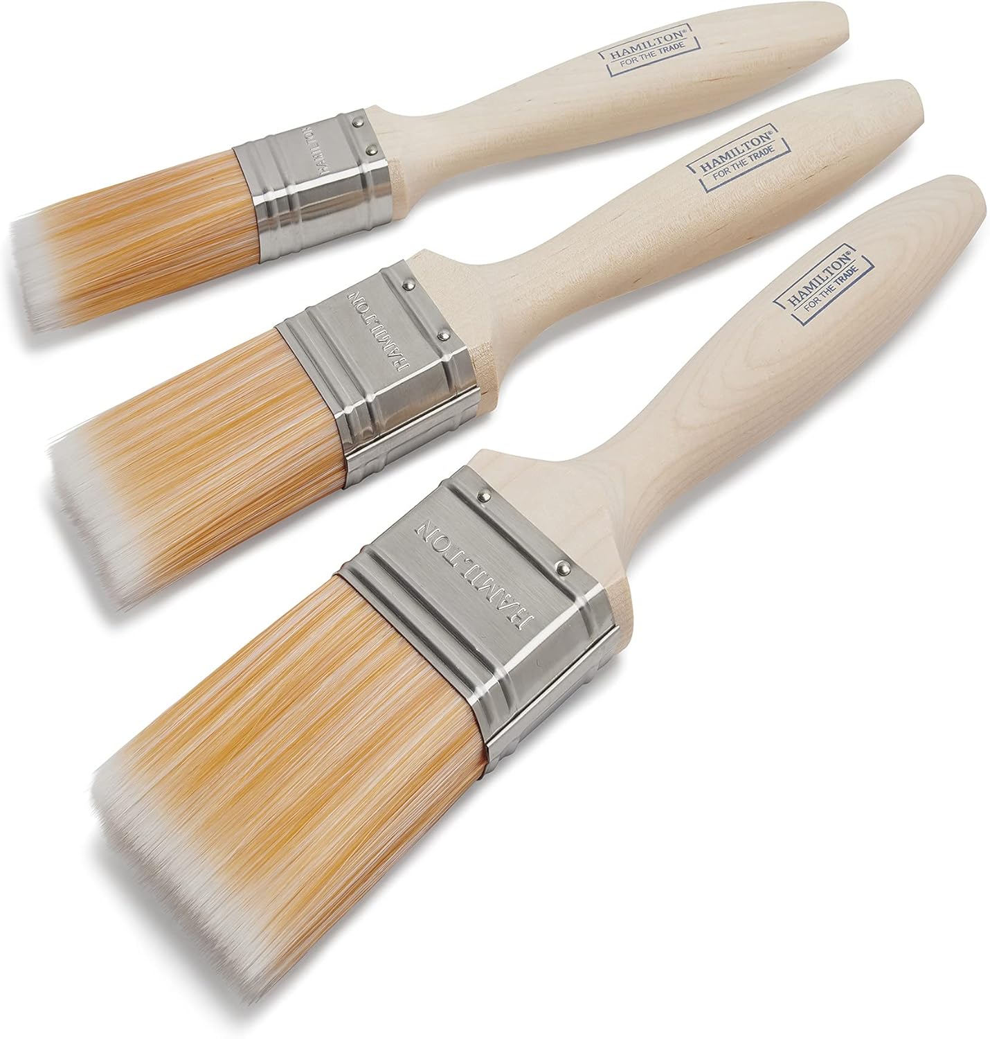 Thumbnail 6 de Hamilton For The Trade Fine Tip Brushes 5-Pack (1", 1.5", 2", Brown)