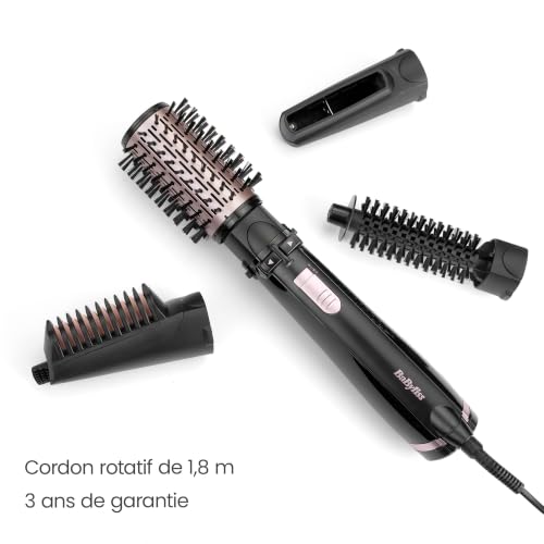 Thumbnail 8 de BaByliss AS200E Dry, Straighten and Style : sèche-cheveux rotatif avec 4 accessoires interchangeables