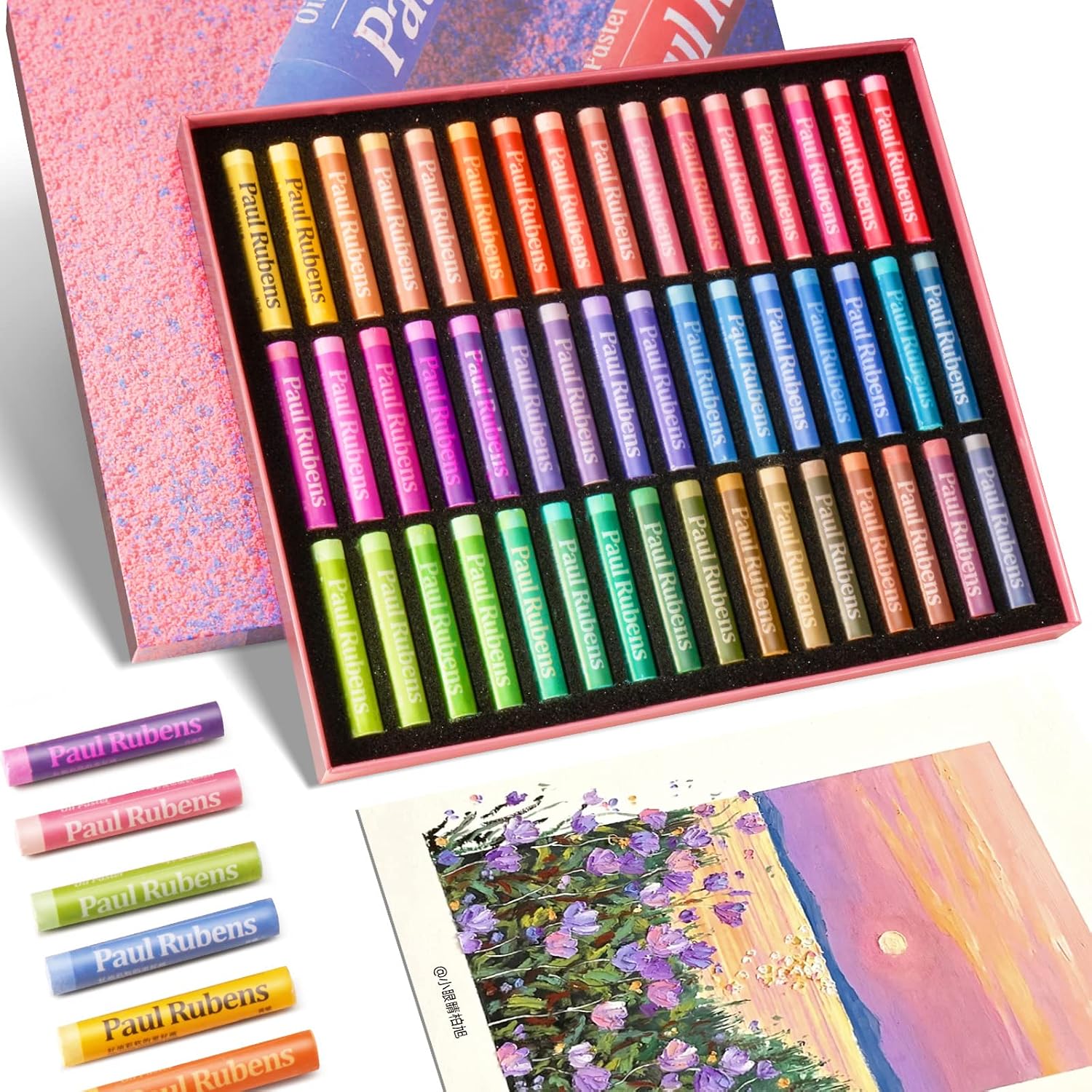 Detalle 2 de Paul Rubens Oil Pastels Set 72 Colours 🖌