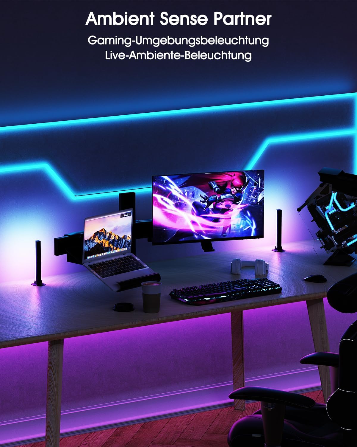 Thumbnail 4 de loyal LED RGB Lightbar 2 Stück