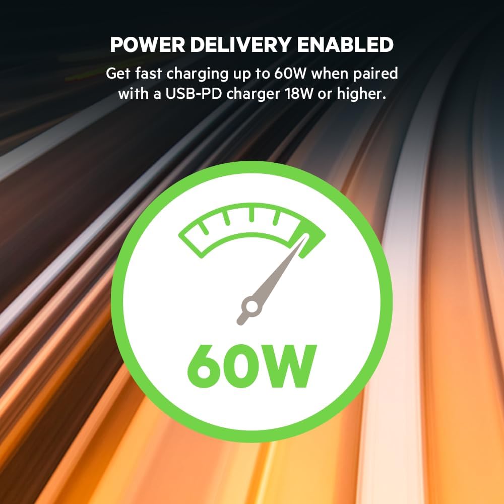 Detalle 2 de Belkin F7U081btBLK USB-Cオーディオ・充電アダプター 2ポート・最大60W対応