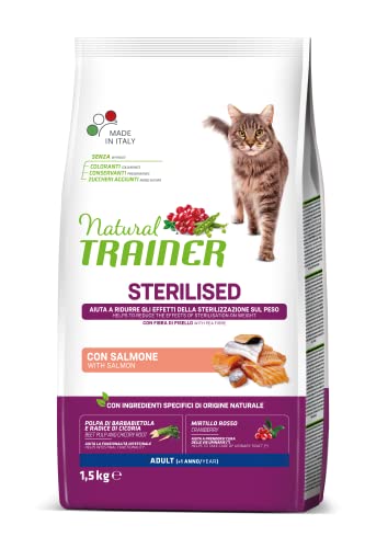 Detalle de Trainer Cibo per Gatti Sterilizzati con Salmone – 1,5 kg