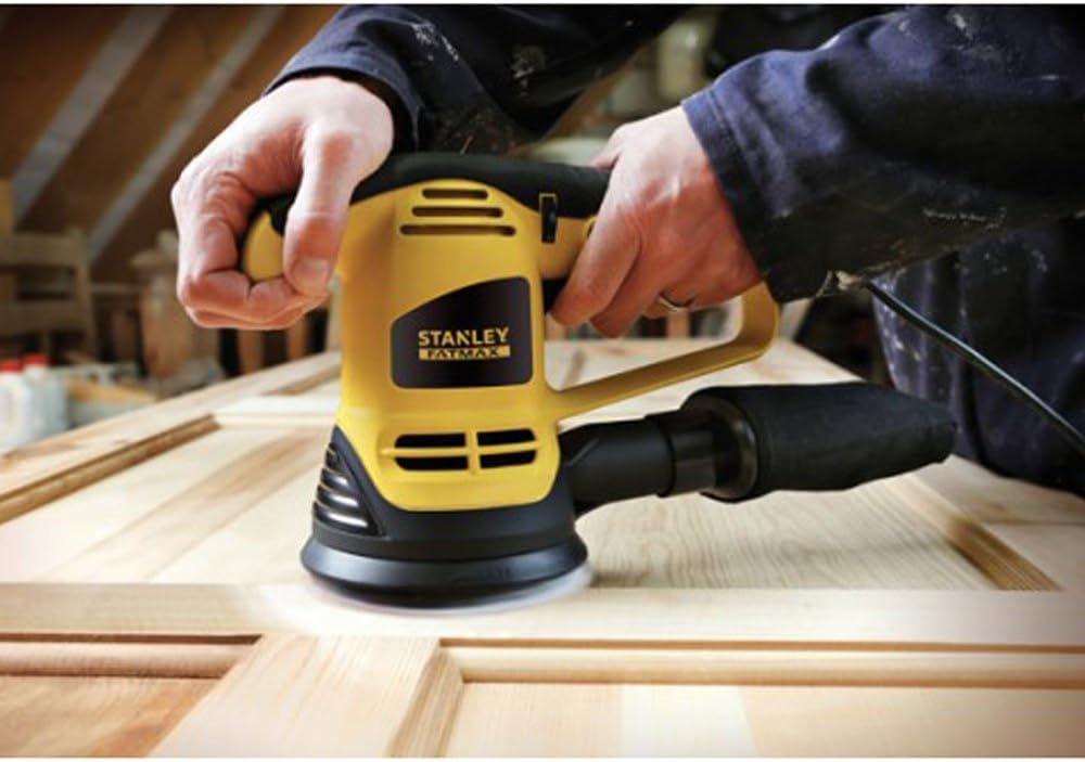 Thumbnail 3 de STANLEY FATMAX FME440K-QS Levigatrice Rototbitale 480 W, 230 V: potenza, controllo e praticità in cantiere