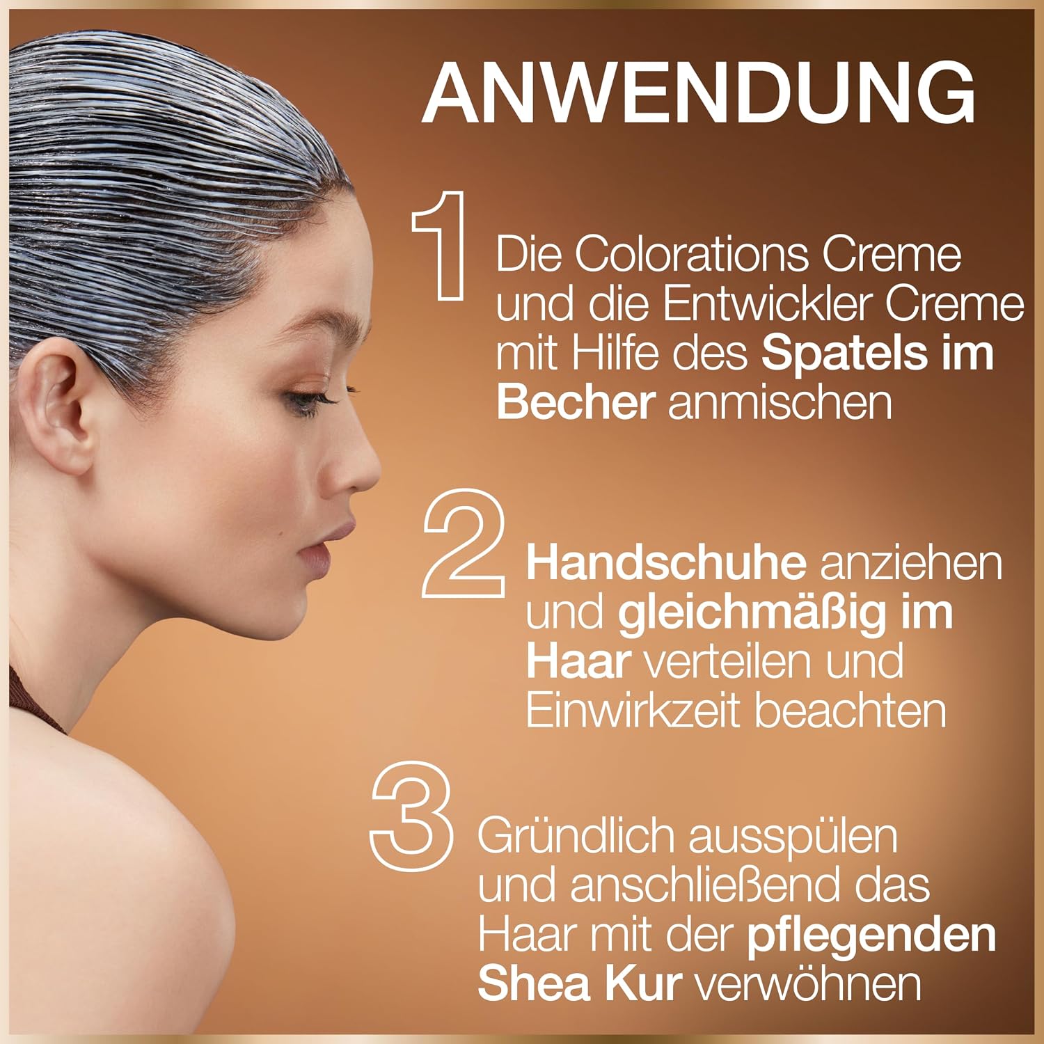 Detalle de Garnier GOOD Dauerhafte Haarfarbe 7.43 Kurkuma Kupfer – ohne Ammoniak, 100% Grauabdeckung